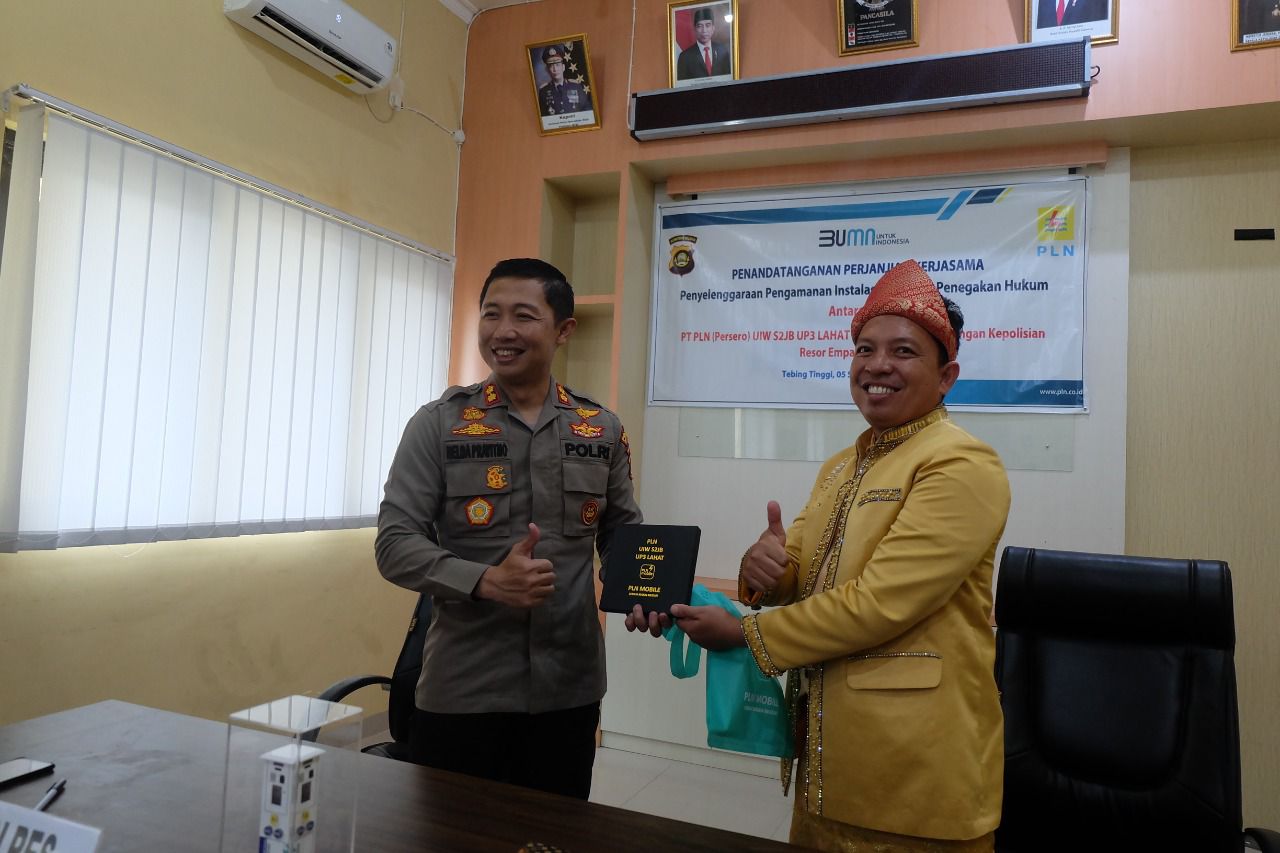 PLN Jalin MoU Bersama Polres Empat Lawang