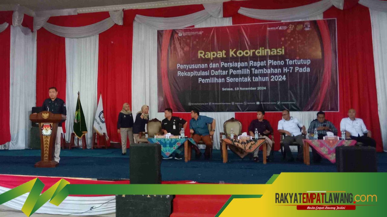 KPU Empat Lawang Gelar Rapat Koordinasi Persiapan Rekapitulasi Daftar Pemilih Tambahan Pemilu 2024