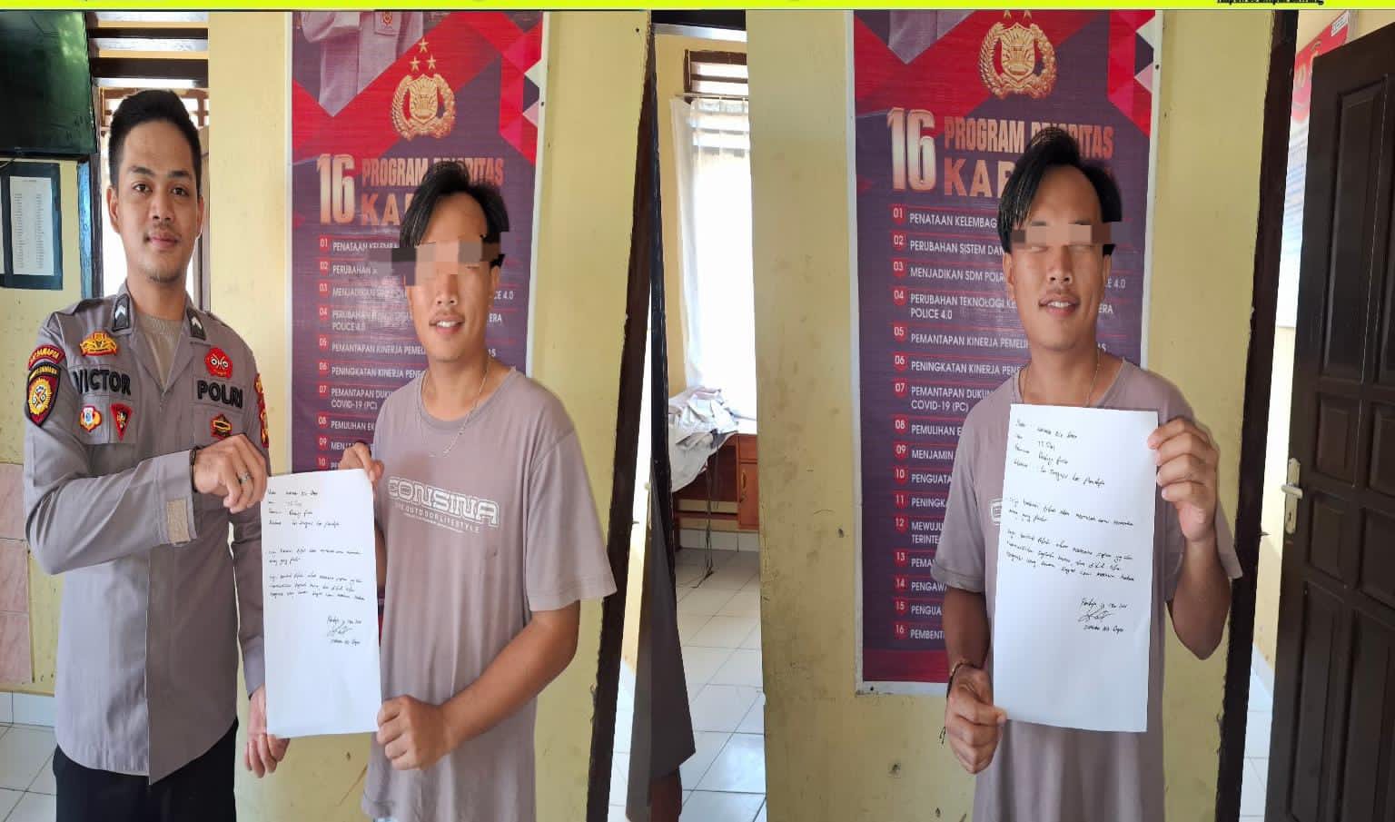Polsek Pendopo Amankan Pelaku Premanisme dalam Ops Sikat Musi 1 2025