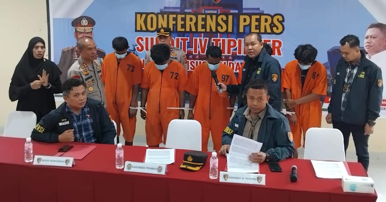 Lima Sopir Truk Ditangkap Terkait Kasus Illegal Logging di Muba