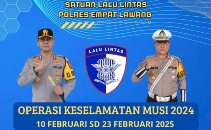 Satlantas Polres Empat Lawang Gelar Operasi Keselamatan Musi 2024, Ini Sasaran Utamanya