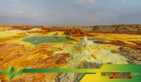 Dallol, Tempat di Bumi yang Mirip Planet Alien!