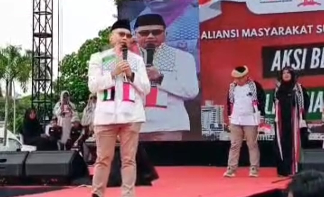 Ribuan Masyarakat Sumsel Padati Halaman DPRD Sumsel