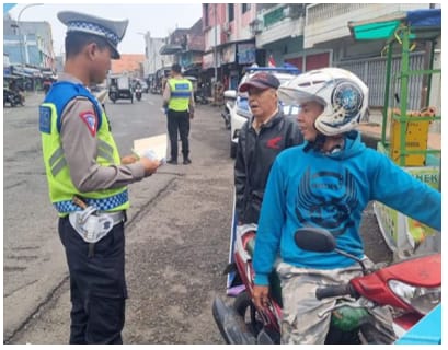 Satlantas Polres Empat Lawang Tindak Pelanggaran Lalu Lintas, Knalpot Brong Jadi Sasaran!