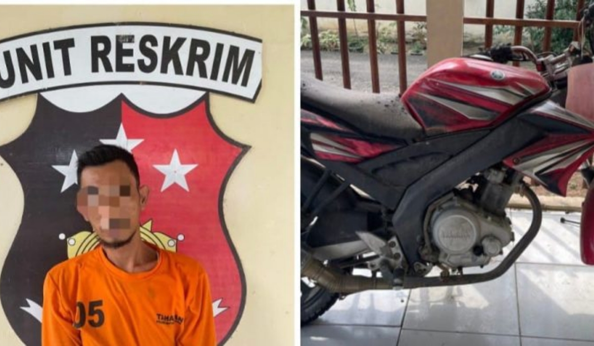 Pelaku Pencurian Sepeda Motor di Baturaja Ditangkap Polisi