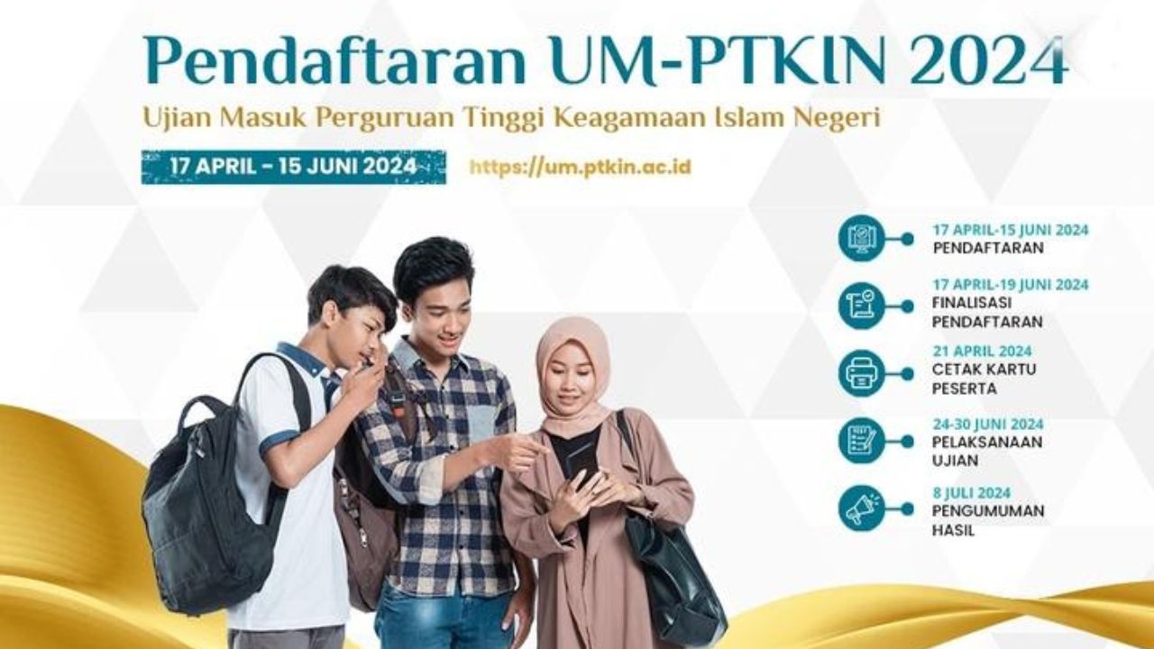 Pendaftaran Ujian Masuk Perguruan Tinggi Keagamaan Islam Negeri 2024 Dibuka