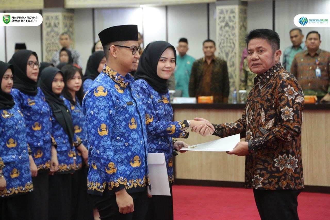 Gubernur Sumsel Lantik 101 CPNS Formasi 2024, Tegaskan Tanggung Jawab sebagai Pelayan Masyarakat