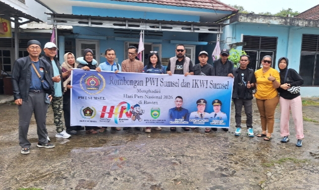 PWI Sumsel Kirim 18 Wartawan ke HPN 2026 Tangerang, Dilepas Langsung Pengurus Provinsi