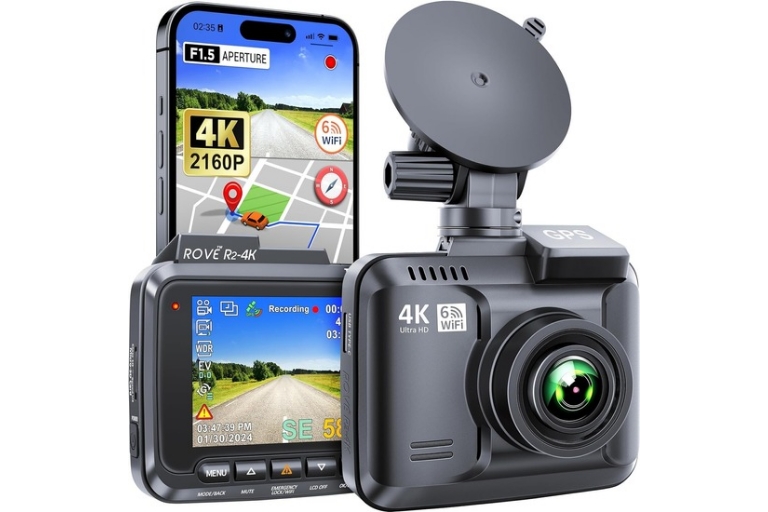 Dash Cam ROVE R2-4K Kwalitas Gambar Mantul, Cek Harganya!