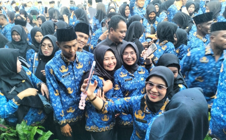 Pemkab Muba Komitmen Kendalikan Inflasi dan Dongkrak Ekonomi Lewat Pelantikan Ribuan ASN