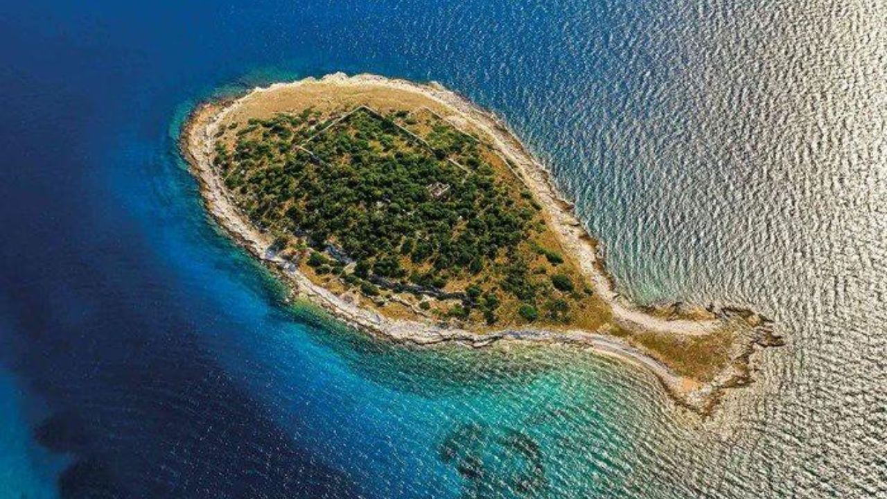 Pulau Gaz: Pulau Berbentuk Ikan di Kepulauan Brijuni, Kroasia