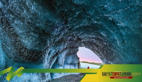 keajaiban alam di skaftafell ice cave