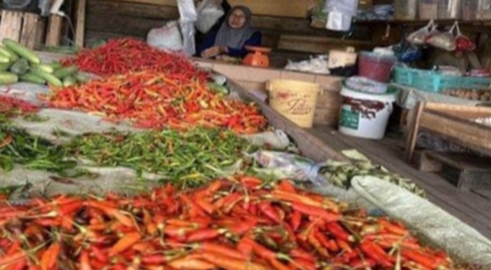 Harga Cabai di Pasar Pulau Mas Tebing Tinggi Sempat Turun, Kini Naik Lagi