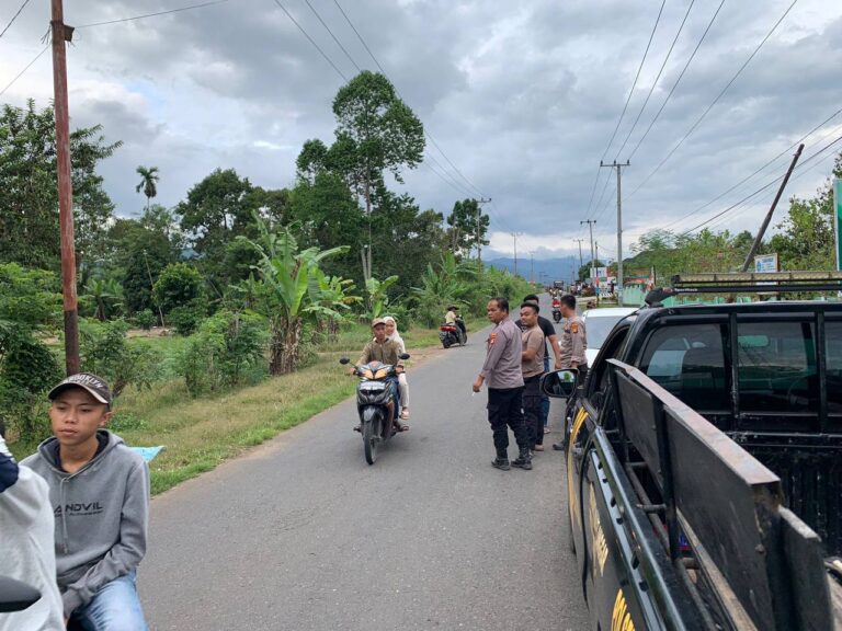 Polsek Muara Pinang Bubarkan Aksi Balap Liar