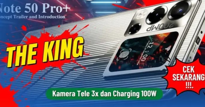 Infinix Note 50 Pro+ Resmi Jadi Flagship Killer, Andalkan Kamera Tele 3x dan Charging 100W