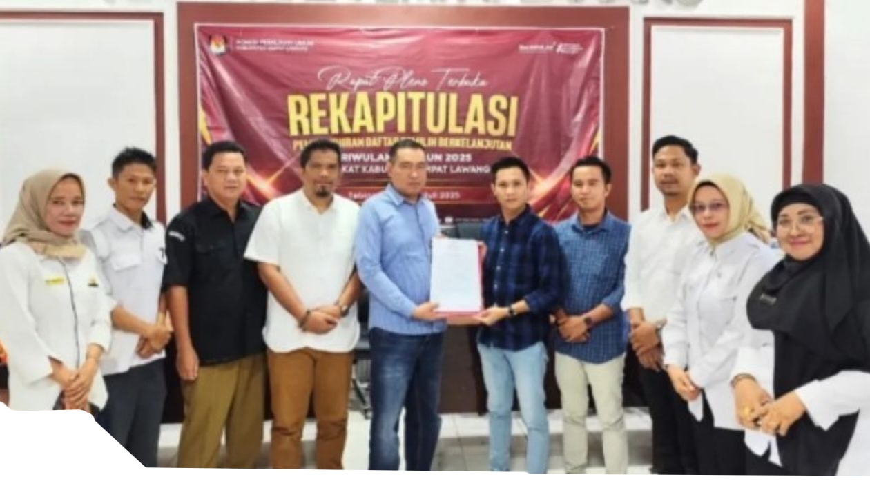 KPU Empat Lawang Tetapkan 256.352 Pemilih dalam PDPB Triwulan II 2025