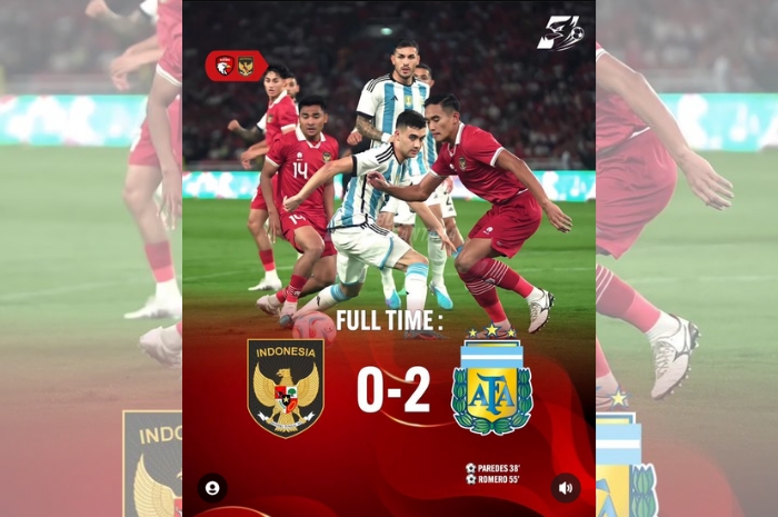 Indonesia vs Argentina, Susunan Pemain Hingga Jalanya Pertandingan!!