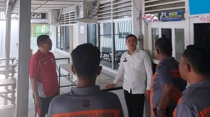 Kabid Perawatan, Pengamanan dan Patnal Ditjenpas Sumsel Lakukan Monitoring Ruang Dapur dan Klinik di Lapas