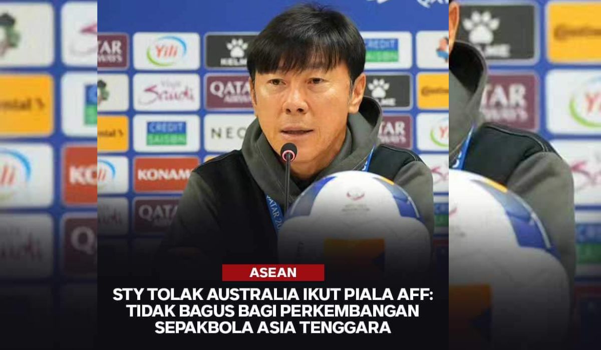 Pelatih Timnas Indonesia, Shin Tae-yong, Tolak Wacana Partisipasi Australia di Piala AFF