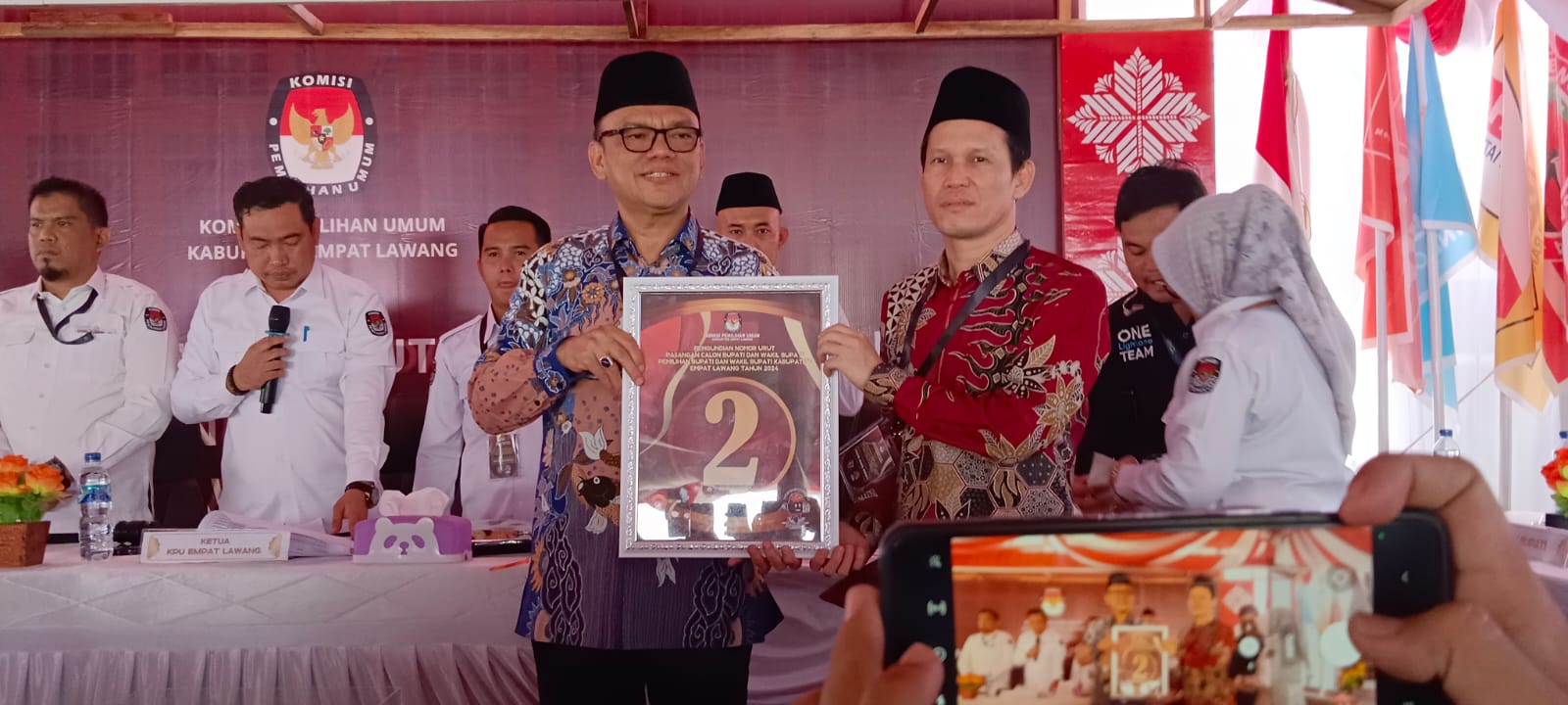 Paslon Tunggal Joncik-Ariva’i Dapat Nomor 2