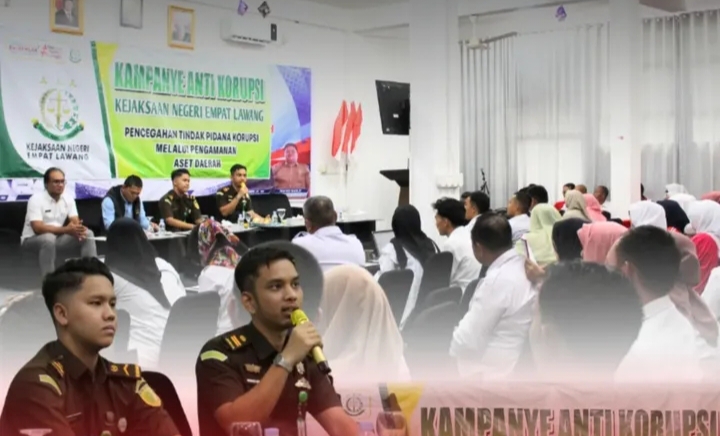 Bidang Intelijen Kejaksaan Negeri Empat Lawang Gelar Kampanye Hari Anti Korupsi