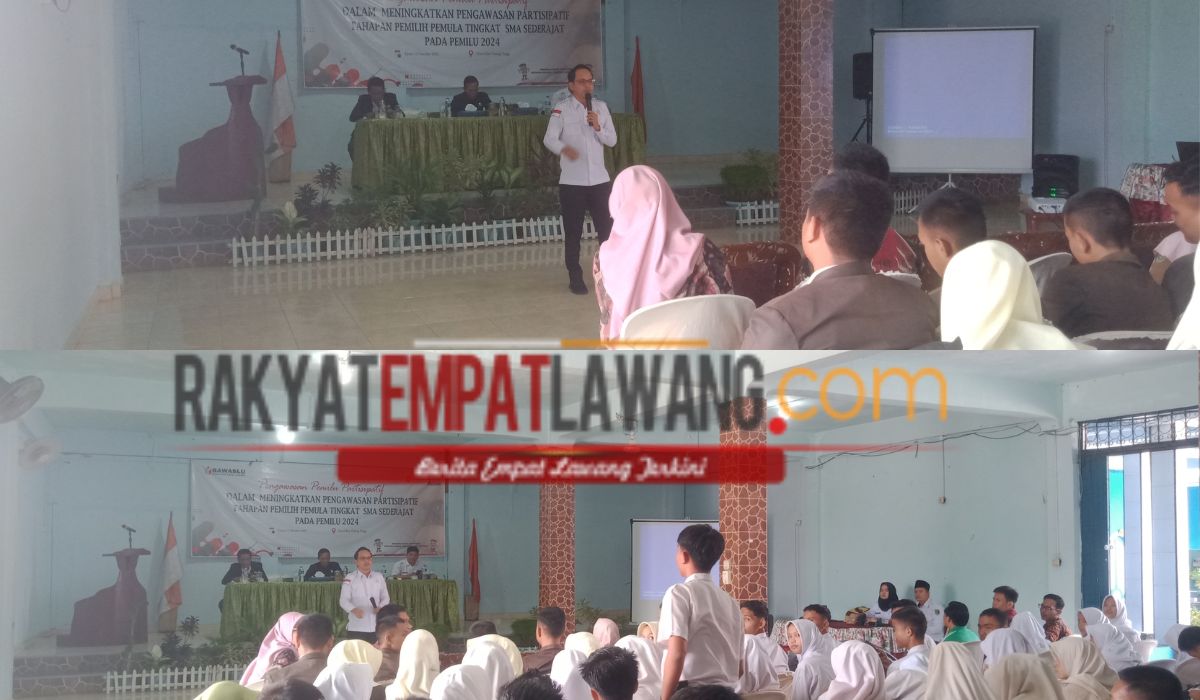 Tingkatkan Kesadaran dan Partisipasi Pemilih Pemula Bawaslu Kabupaten Empat Lawang Gelar Sosialisasi Pemilu