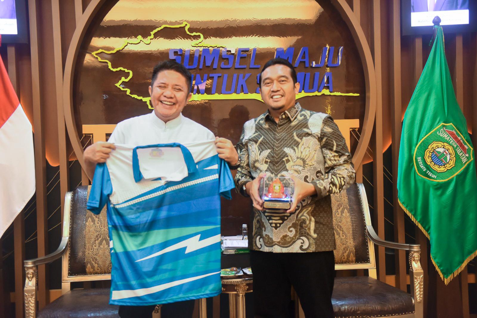PLN Gelar Audiensi dengan Gubernur Sumsel Jelang PLN Mobile Color Run Palembang 2025