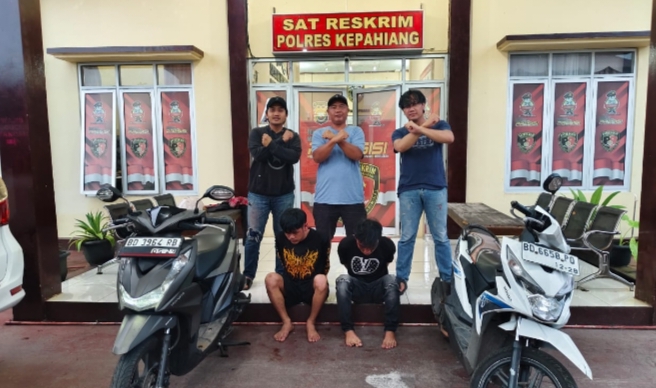 2 Pemuda Asal Empat Lawang Ditangkap Polres Kepahiang Usai Curi Motor di Bengkulu