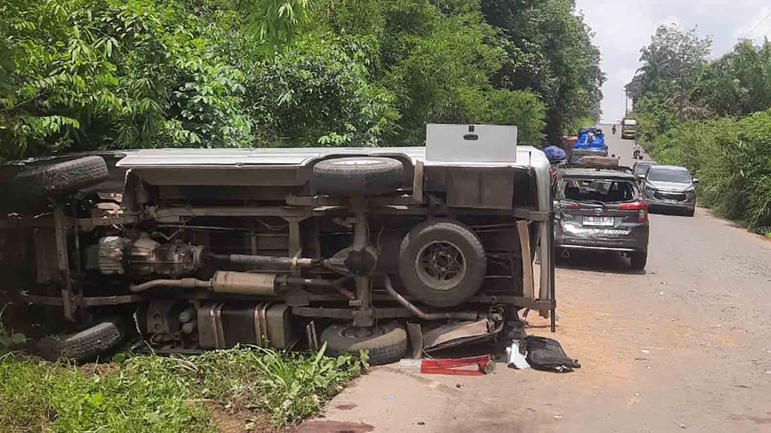 Kecelakaan Beruntun di Tebing Cik Ani Musi Rawas, Satu Pengemudi Tewas di Perjalanan ke RS