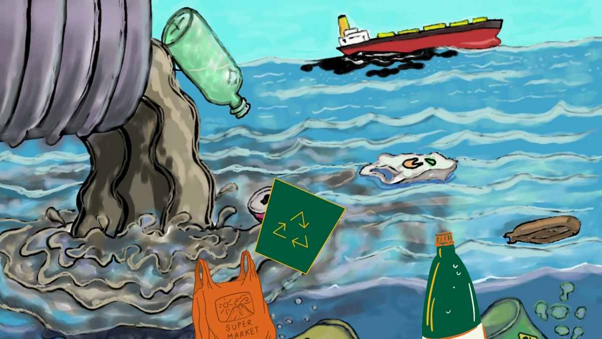 Aliran Sungai Musi Tercemar Sampah Plastik