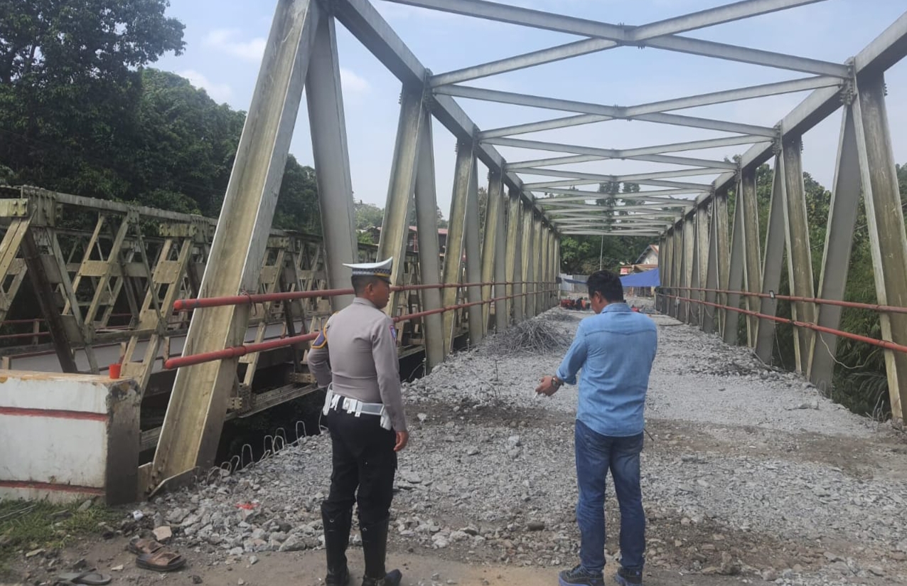 Kasat Lantas Lahat Soroti Proyek Rehabilitasi Jembatan di Muara Lawai: Abaikan Keselamatan Pengendara