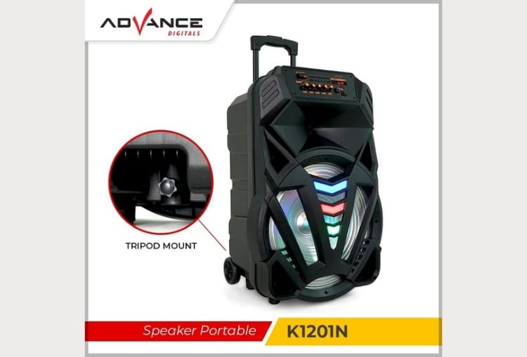 Speaker Portable Advance K-1201, Perangkat Andalan untuk Meeting dan Karaoke, Ini Keunggulannya!