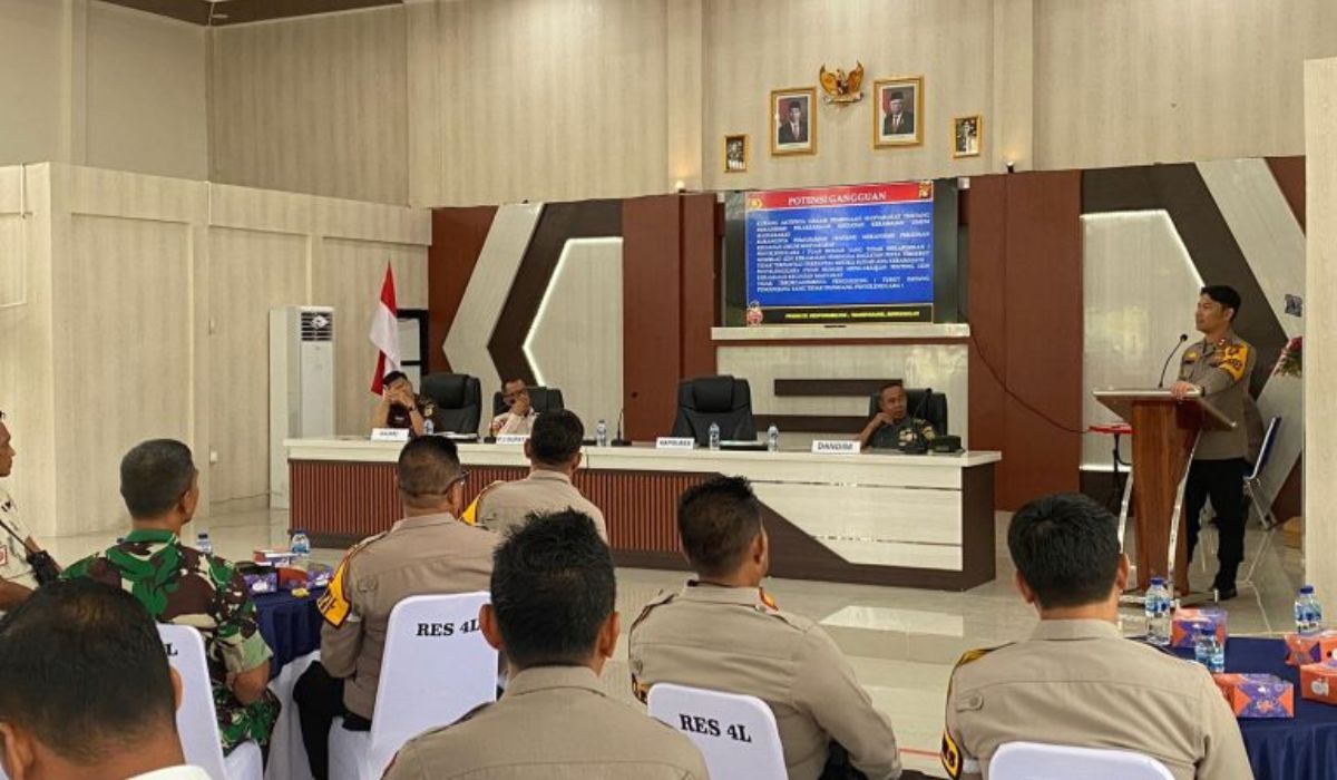 Mengatur dan Mengawasi Polres Empat Lawang Gelar Rakor Penanganan Acara Orgen Tunggal 