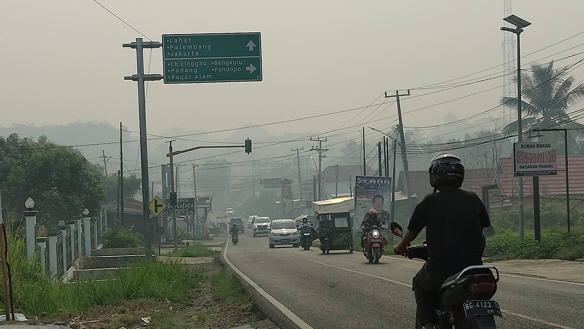 Kabut Asap Akibat Karhutlah Ancam Kesehatan Warga Kota Tebing Tinggi