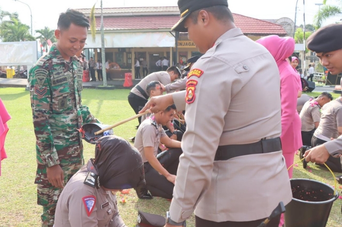 32 Personel Polres Naik Pangkat, Ini Pesan Kapolres? 