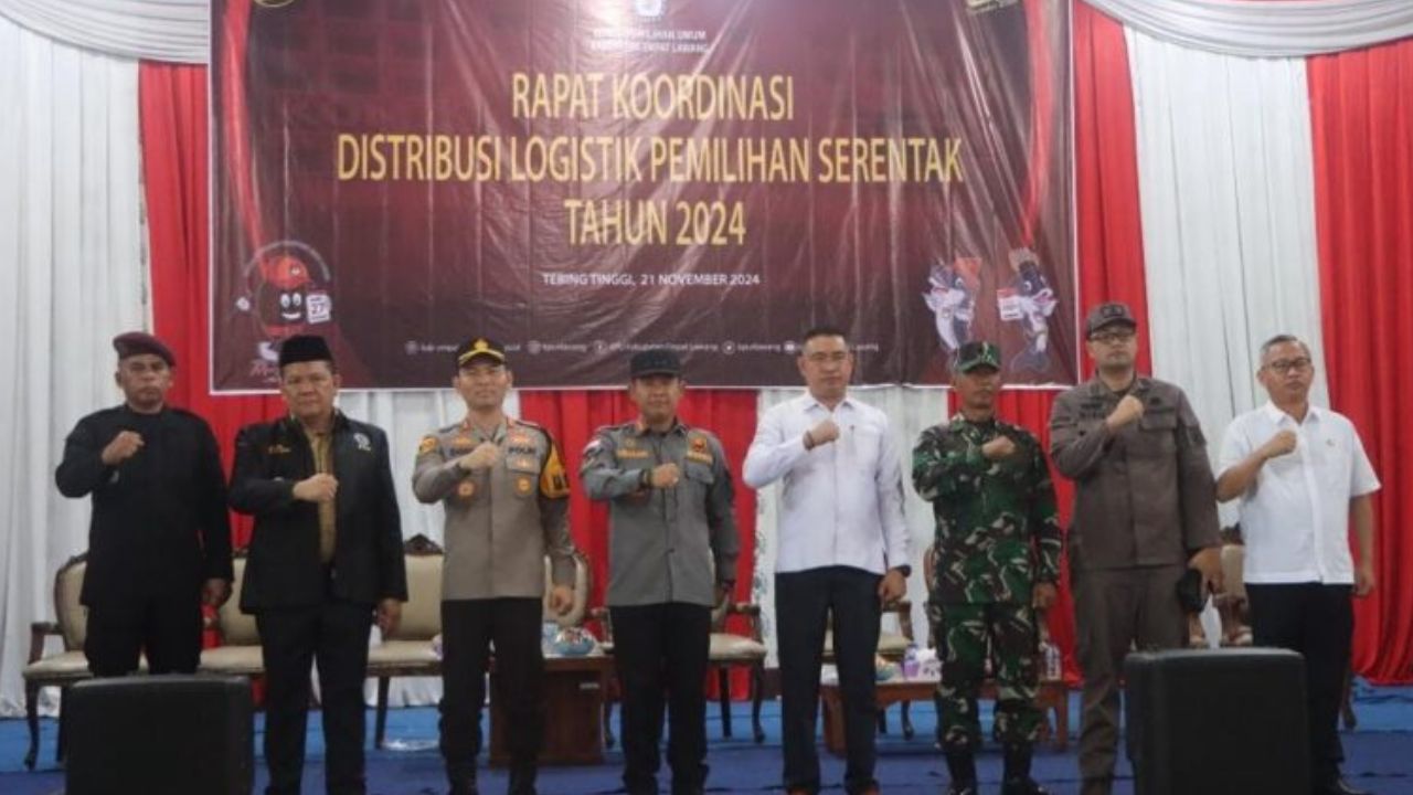 KPUD Empat Lawang Gelar Rakor Persiapan Distribusi Logistik Pilkada 2024