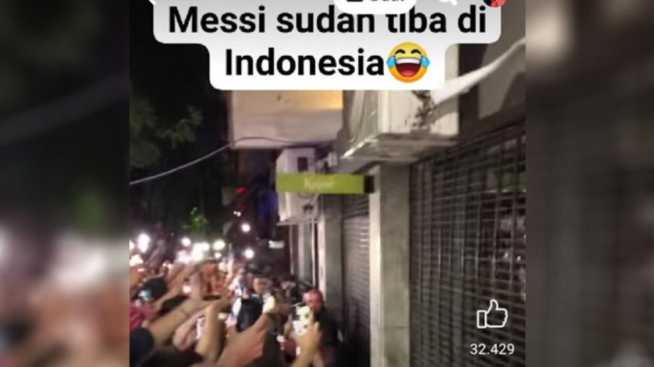 Viral Video Kedatangan Lionel Messi di Indonesia, Benarkah? 