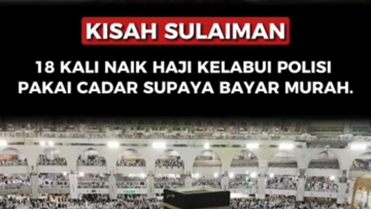 Mau Berhaji dengan Biaya Rp 3,5 juta, simak Kisah Sulaiman TKI Arab Saudi