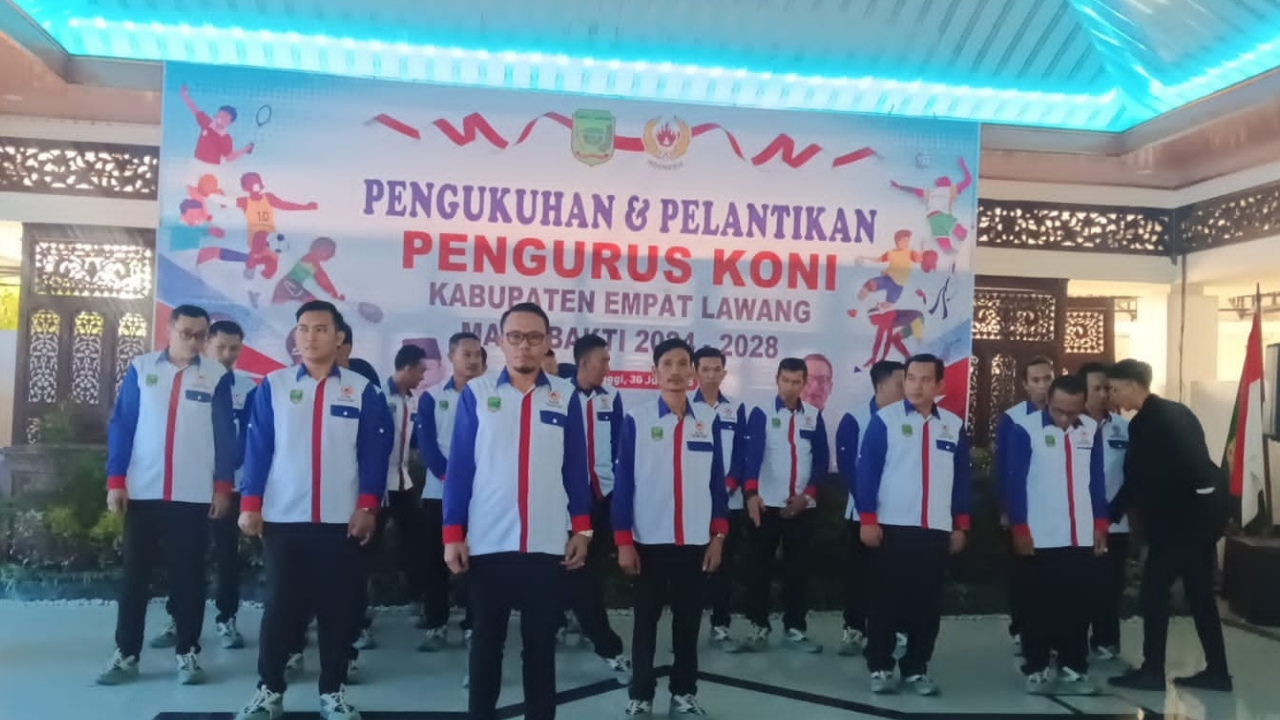 Resmi Dilantik Sebagai Ketua KONI Empat Lawang, Hidayat Muhammad SH, Atlet Pribumi Siap Harumkan Daerah