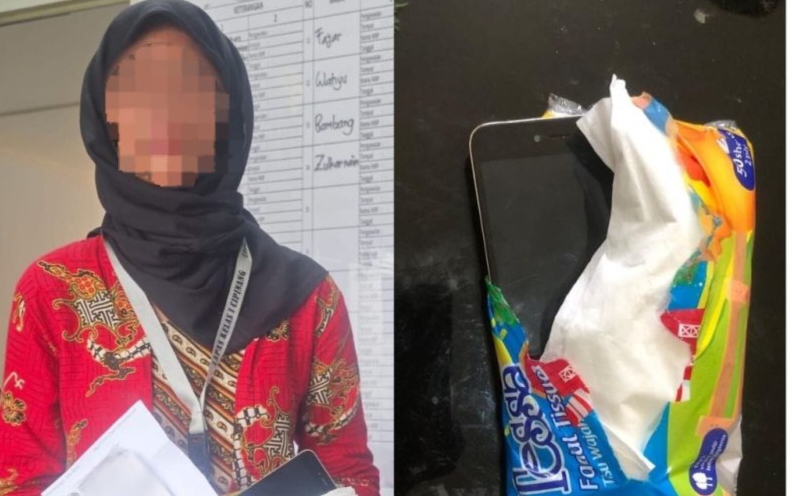 Upaya Penyelundupan Handphone Dibungkus Tisu Berhasil Digagalkan Petugas Lapas Cipinang
