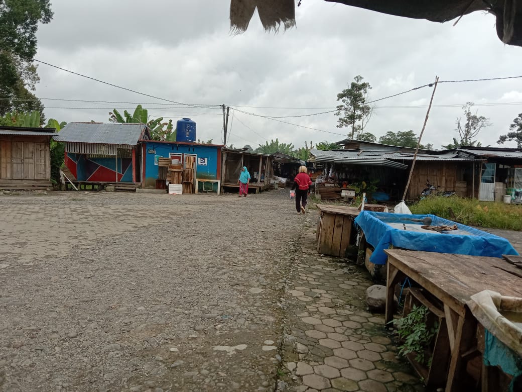 Pasar Pulau Emas Sudah Tertata Rapi