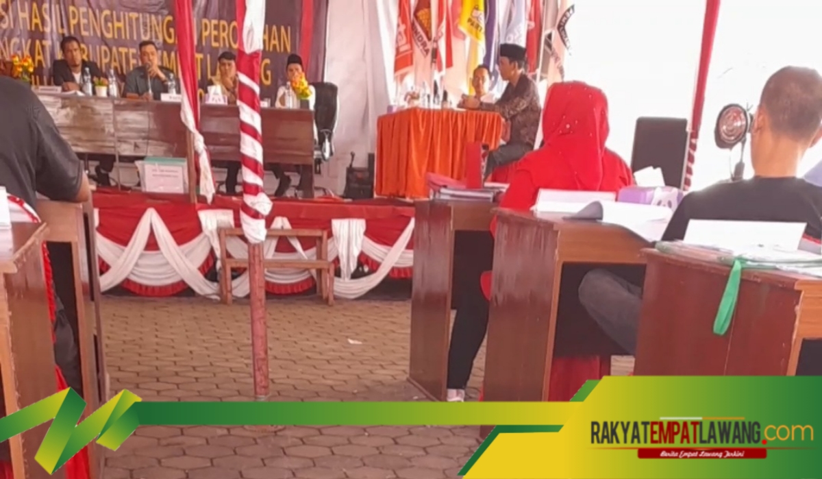 Hanya Butuh 2 Hari, Pleno Rekapitulasi Tingkat Kabupaten Empat Lawang Telah Selesai