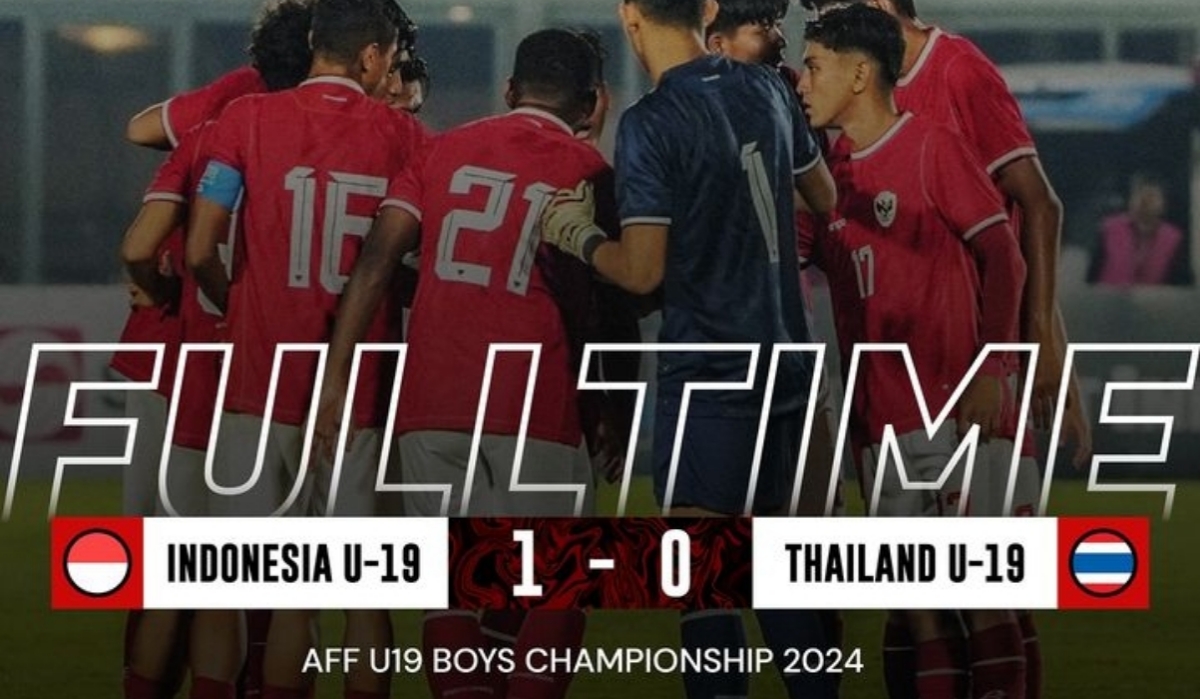 Kalahkan Thailand 1-0 Indonesia Memastikan Diri Jadi Juara Piala AFF U19 2024