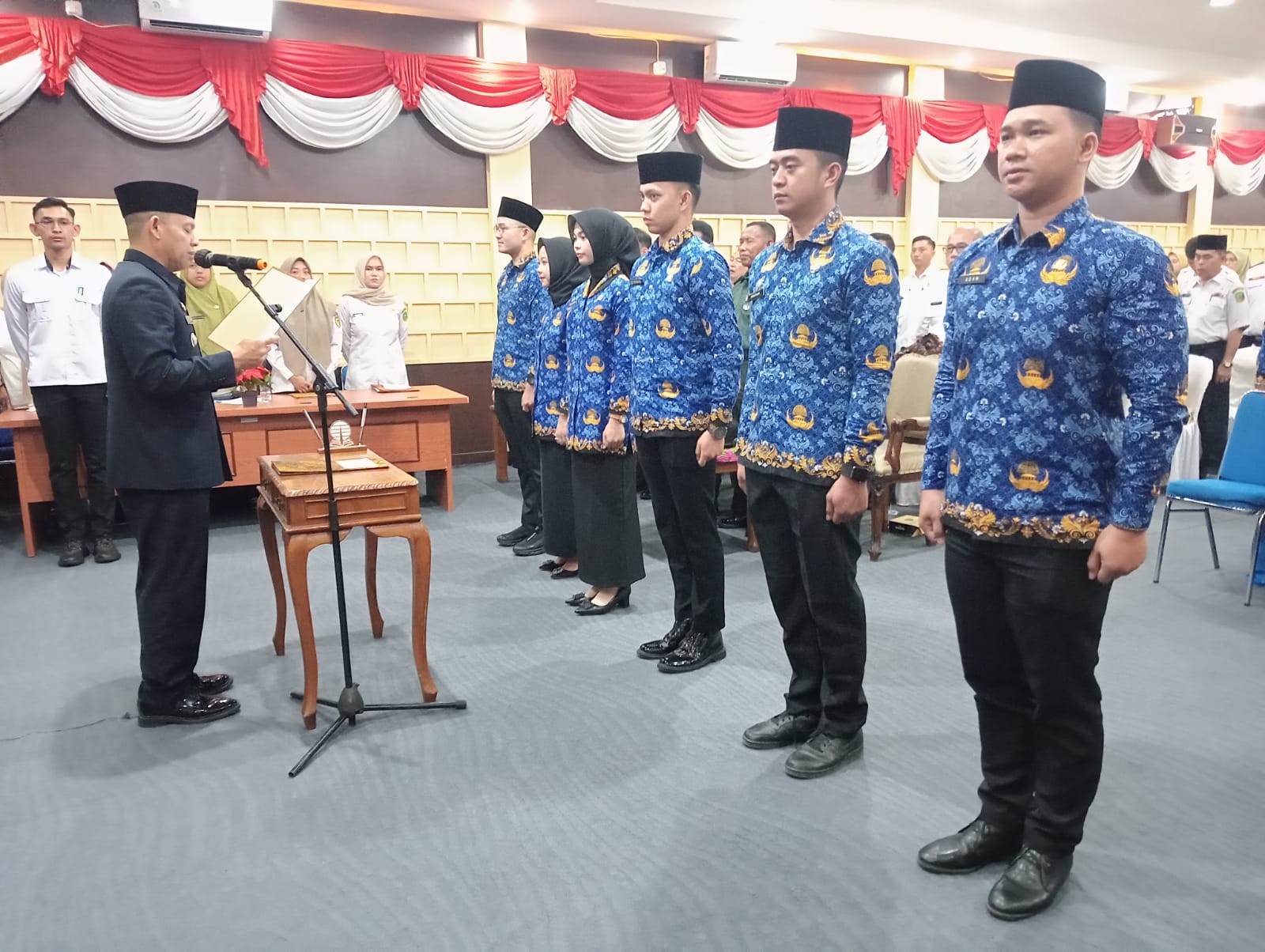 Pj Bupati Fauzan Kukuhkan 23 CPNS Formasi 2024 di Empat Lawang