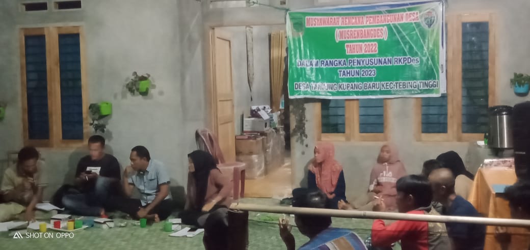 Musdes di Tanjungkupang Baru, Warga Minta Atasi Blank Spot