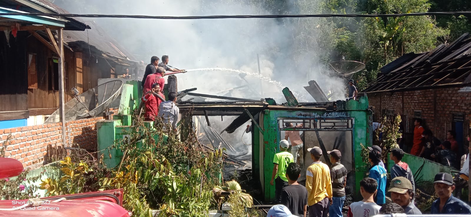 Satu Rumah Ludes Terbakar, Dua Lainnya Rusak Berat, Begini Kronologisnya