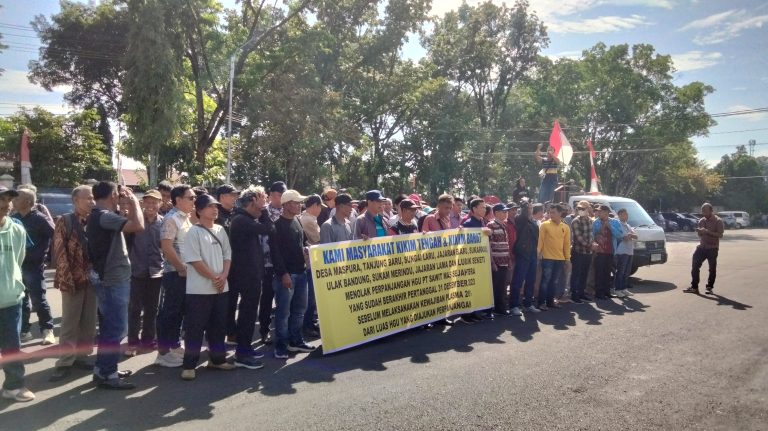 Ratusan Warga Lahat Tolak Perpanjangan HGU PT SMS, Tuntut Kembalikan Lahan 7.516 Hektare