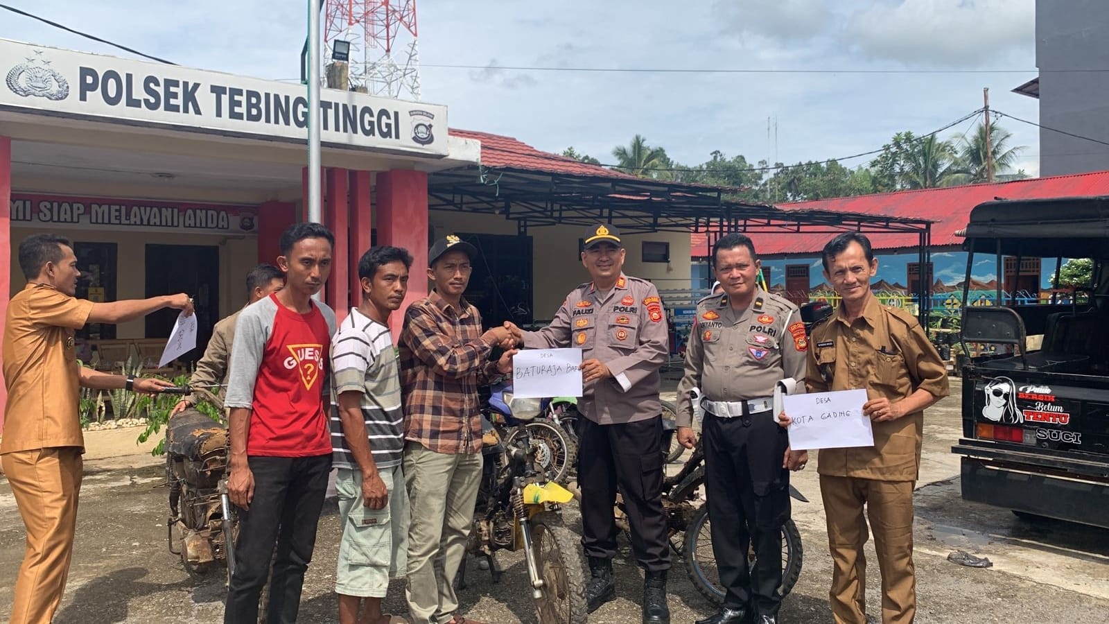 Sepeda Motor Bodong Diserahkan ke Polisi