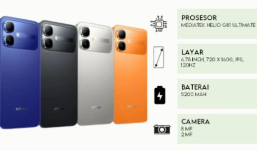 Infinix Smart 8 Plus Unggul di Baterai, Tahan Seharian Tanpa Charge