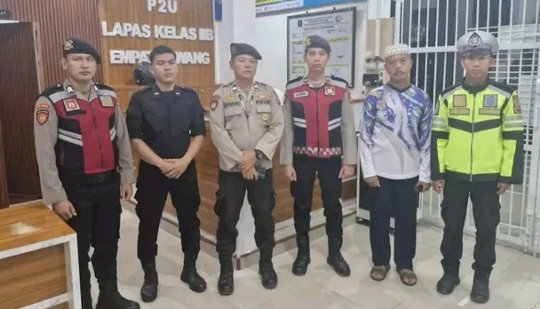 Sinergitas Terjaga, Lapas Empat Lawang Terima Kegiatan Sambang dari Polres Empat Lawang